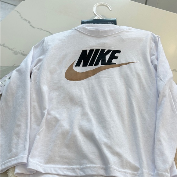 NWT Boys Nike 3 piece set ' White and Tan Fleece Vest - Picture 5 of 5